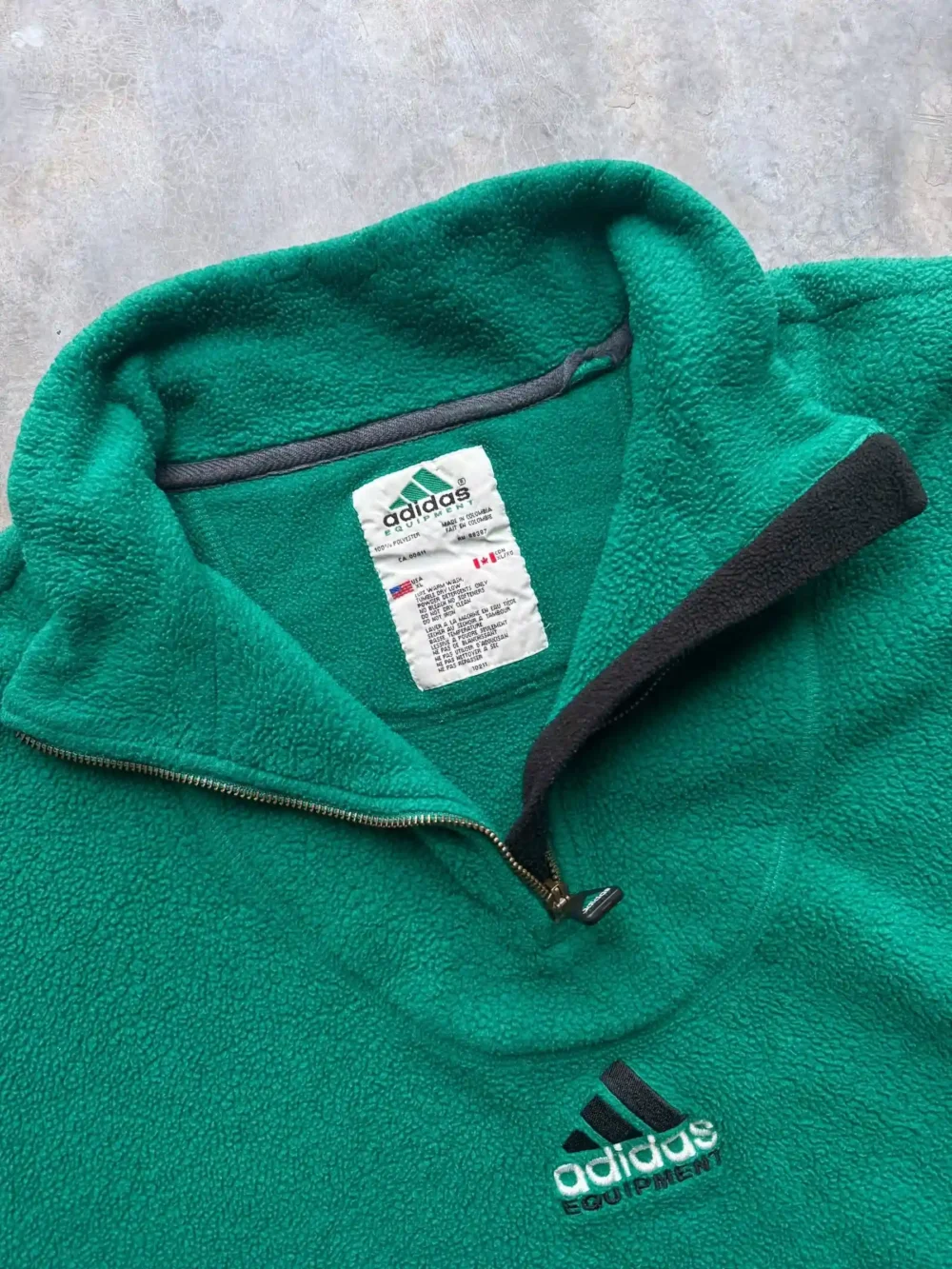 Buzo Polar Adidas Vintage (XL) - Imagen 6