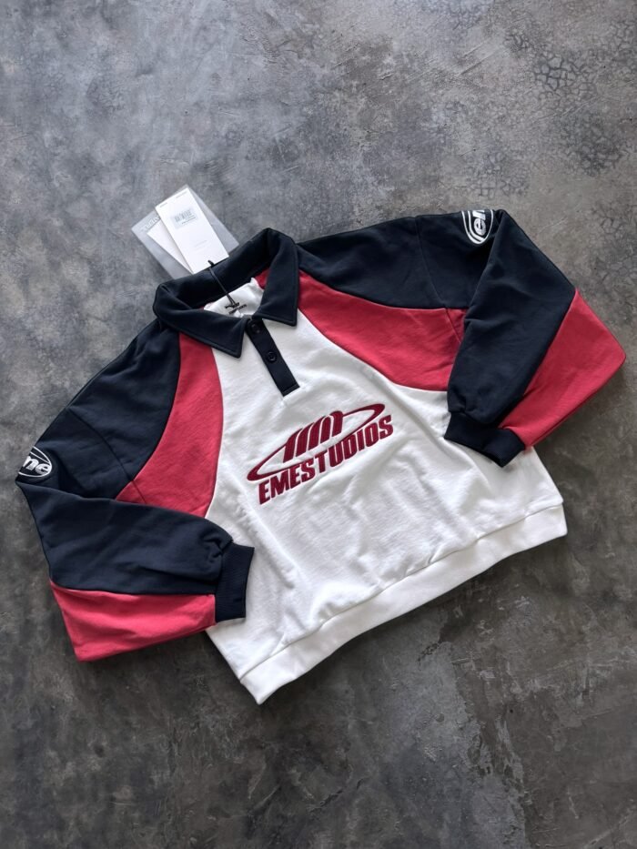 Buzo Eme - Tipton Navy Polo Crewneck (M)