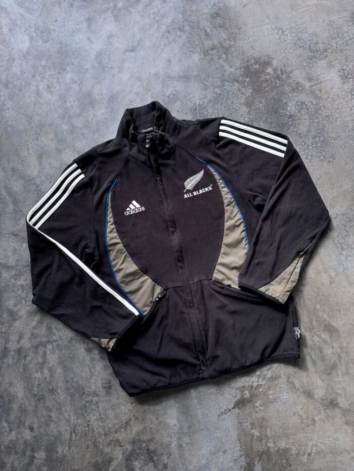 Campera Polar Adidas All Blacks (S)
